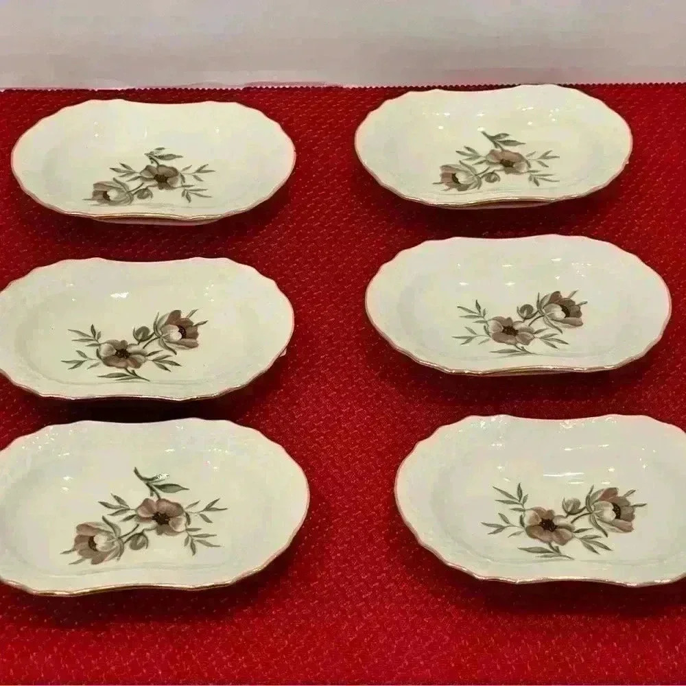 Set of six Vintage Small, dishes, Royal Copenhagen, Denmark, - Picture 2 of 5